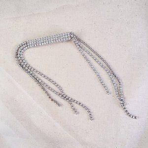 "Moonlit" Silver Hair Clip